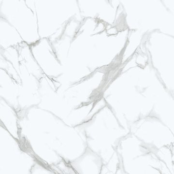 Vinylový podlahový panel SPC Mramor Calacatta Biely Mat 45 × 90 cm 4 mm – 1 ks