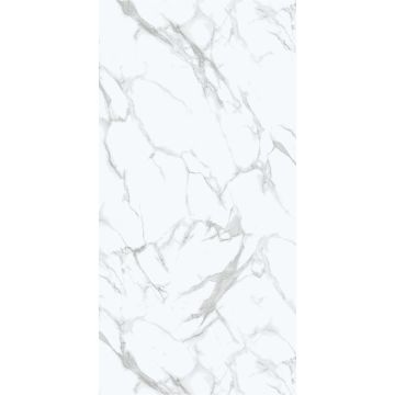 Panel stenový SPC Mramor Calacatta Biely Lesklý 60 x 120 cm  4 mm
