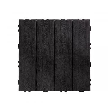 Terasová Dlaždica Uni-Floor PVC ECO Antracit 29 x 29 x 2 cm