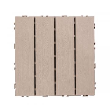 Terasová Dlaždica Uni-Floor PVC ECO Teplo Sivá 29 x 29 x 2 cm