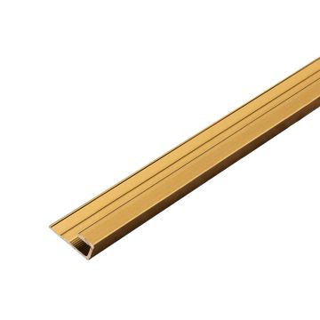 Hliníkový ukončovací profil 4,5 mm pre stenové panely Zlatý Mat – 2,9 m