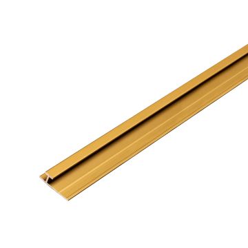 Hliníkový spojovací profil 3,5 mm pro nástěnné panely Zlatý Mat – 2,9 m