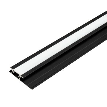 Hliníkový LED spojovací profil 4,5 mm pro nástěnné panely Černý Mat – 2,9 m
