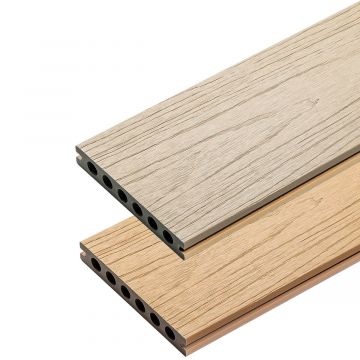 Deska Tarasowa Kompozytowa Premium Ecru / Dąb Jasny – dł. 3,5 m