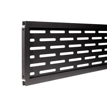 Dekoratívny plotový panel Alfa Antracit 30 x 180 cm