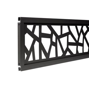Dekoratívny plotový panel Artis Antracit 30 x 180 cm