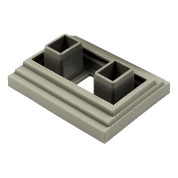 Upevňovací prvok pre dekoratívne profily Premium Antique 9 x 4 cm