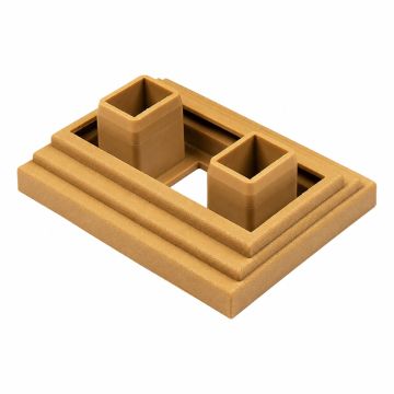 Upevňovací prvok pre dekoratívne profily Premium Dub Winchester 9 x 4 cm
