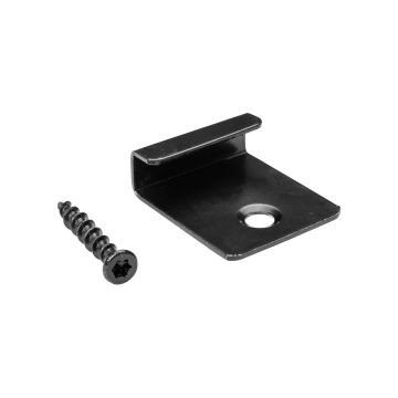 Nerezový štartovací montážny klip pre terasovú dosku Solid XL + skrutka – 10 ks