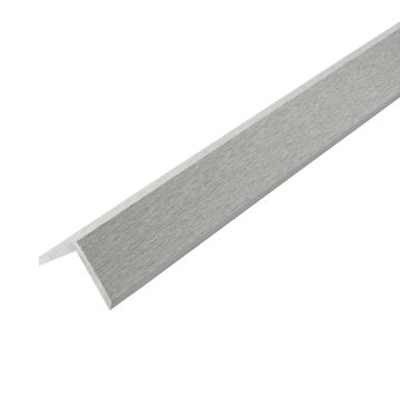 Rohová kompozitná lišta  Classic Teplo Sivá 50x50 mm – 2,4 m