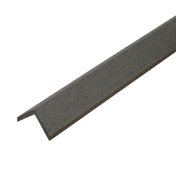Rohová kompozitná lišta Timber Grafit 50x50 mm – 2,4 m