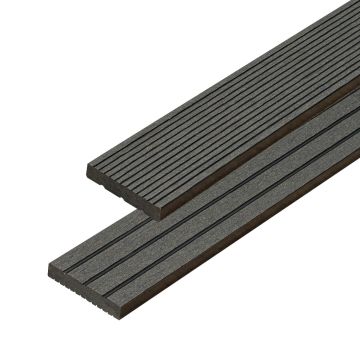 Plochá kompozitná lišta Timber Grafit 50x10 mm - 2,4 m