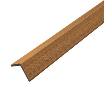Rohová kompozitná lišta Premium Dub Prírodný 50x50 mm – 2,9 m