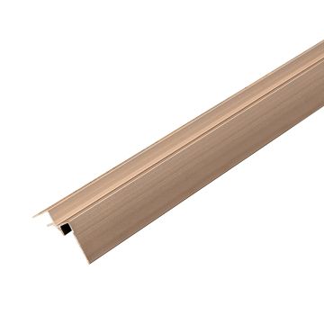 Hliníkový vnútorný rohový profil 4,5 mm pre stenové panely Měděný Mat – 2,9 m