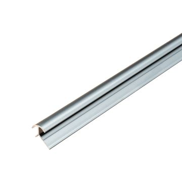 Hliníkový vonkajší roh 4,5 mm pre stenové panely Tmavosivý Mat – 2,9 m