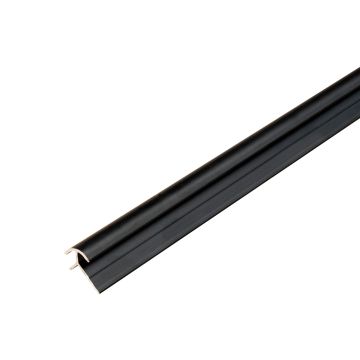 Hliníkový vonkajší rohový profil 3,5 mm pre stenové panely Čierny Mat – 2,9 m