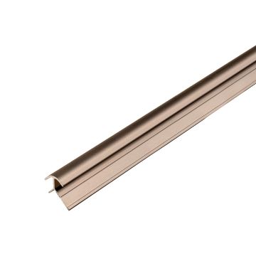 Hliníkový vonkajší roh 4,5 mm pre stenové panely Medený Mat – 2,9 m