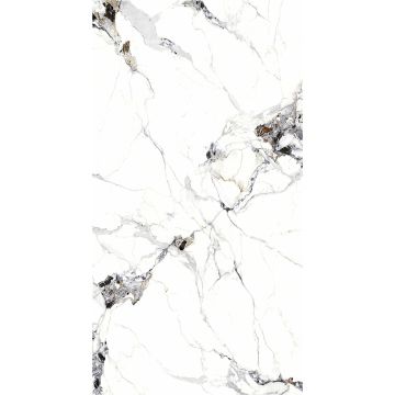 Panel stenový SPC Mramor Carrara Biely Lesklý 120 x 280 cm  4 mm (B)