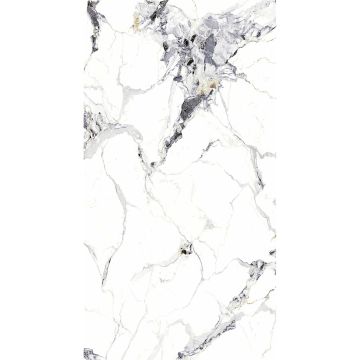 Panel stenový SPC Mramor Carrara Biely Lesklý 120 x 280 cm  4 mm (C)