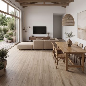Vinylový podlahový panel SPC Dub Svetlý Mat 18 × 122 cm 4 mm – 1 ks