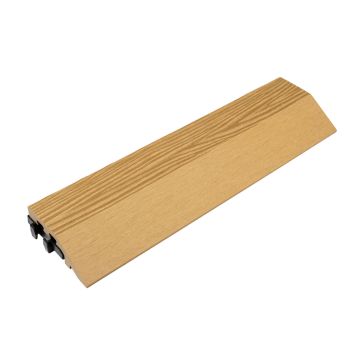 Bočná kompozitná terasová dlažba 3D Medový Teak
