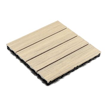 Kompozitná Terasová Dlaždica Premium Ecru 30 x 30 x 2,5 cm