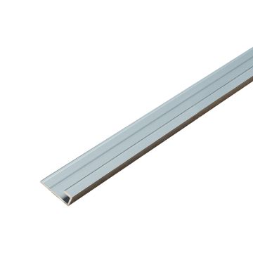 Hliníkový ukončovací profil 3,5 mm pre stenové panely Tmavosivý Mat – 2,9 m