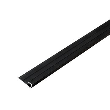 Hliníkový ukončovací profil 3,5 mm pre stenové panely Čierny Mat – 2,9 m