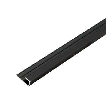 Hliníkový ukončovací profil 4,5 mm pre stenové panely Čierny Mat – 2,9 m