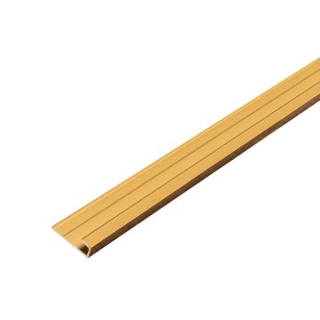 Hliníkový ukončovací profil 3,5 mm pre stenové panely Zlatý Mat – 2,9 m