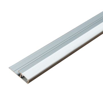 Hliníkový LED ukončovací profil 4,5 mm pre stenové panely Tmavosivý Mat – 2,9 m