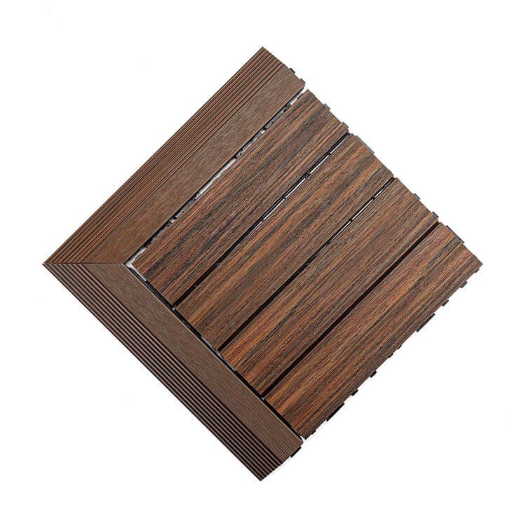 Podest Tarasowy Kompozytowy Premium Narożny Prawy Redwood
