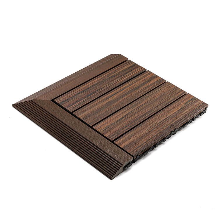 Podest Tarasowy Kompozytowy Premium Narożny Prawy Redwood