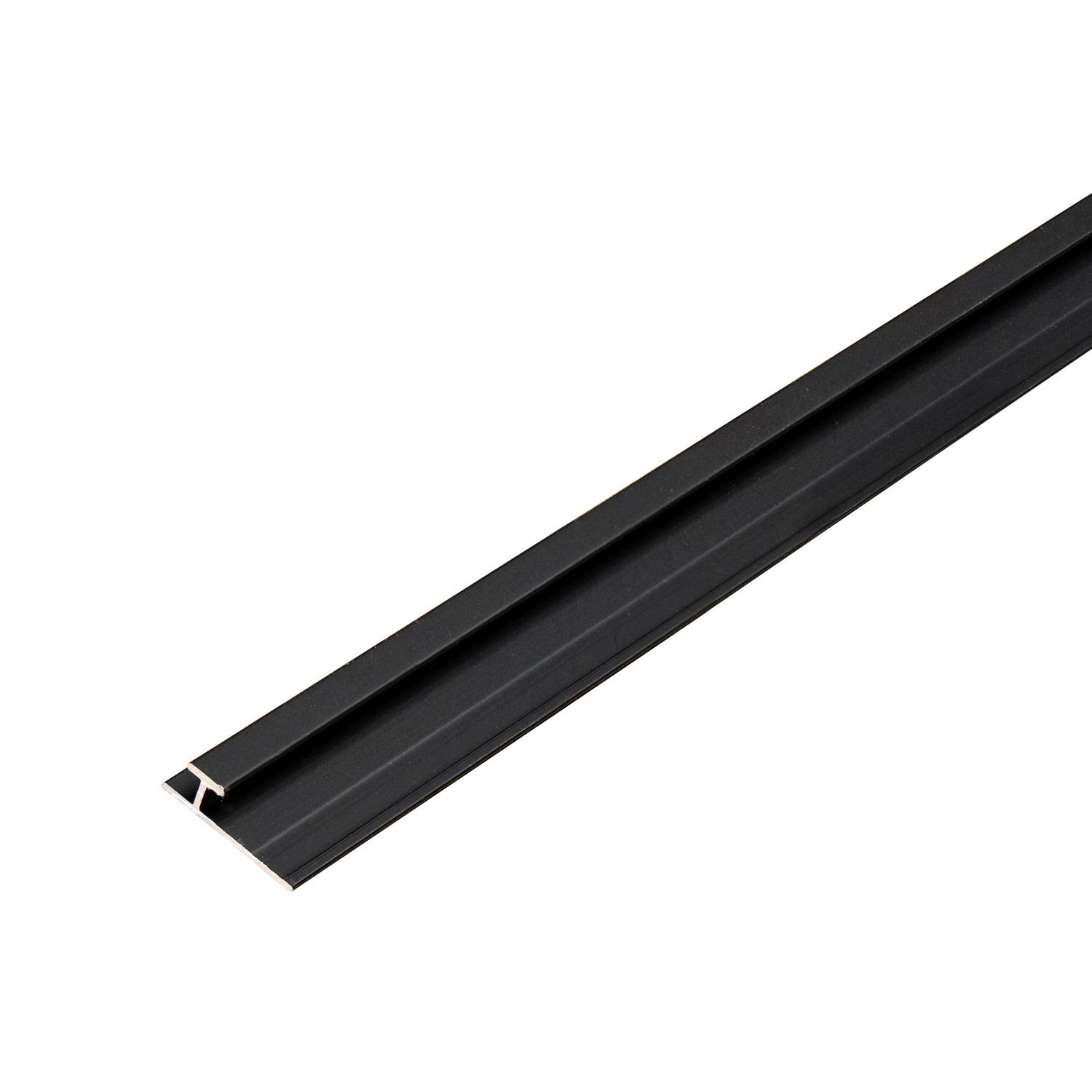 Hliníkový spojovací profil 3,5 mm pro nástěnné panely Černý Mat – 2,9 m Hliníkový spojovací profil 3,5 mm pro nástěnné panely Černý Mat – 2,9 m
