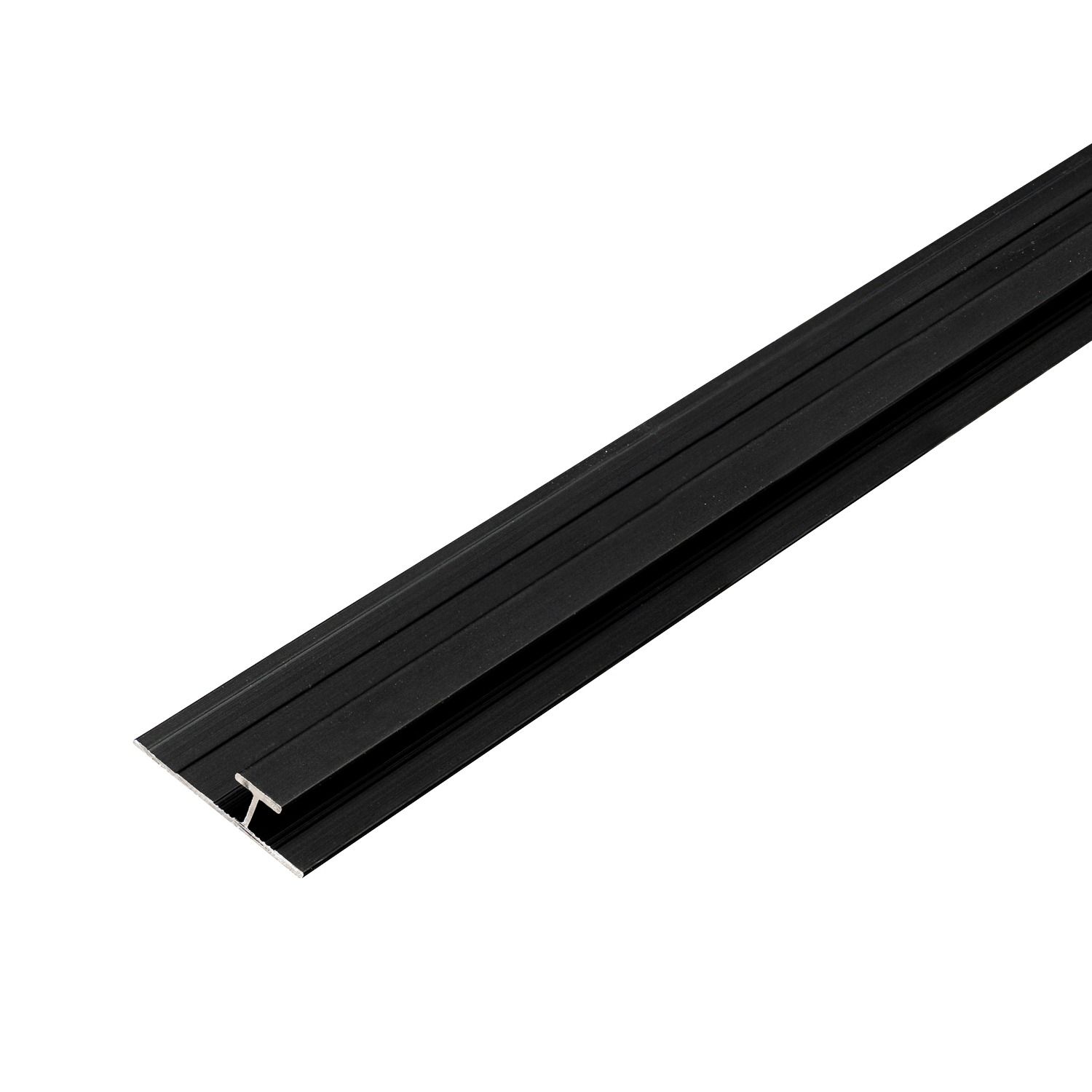 Hliníkový spojovací profil 4,5 mm pro nástěnné panely Černý Mat – 2,9 m