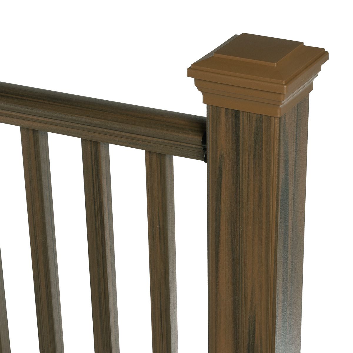 Balustrada kompozytowa Teak 157 x 113 cm (2 słupki)