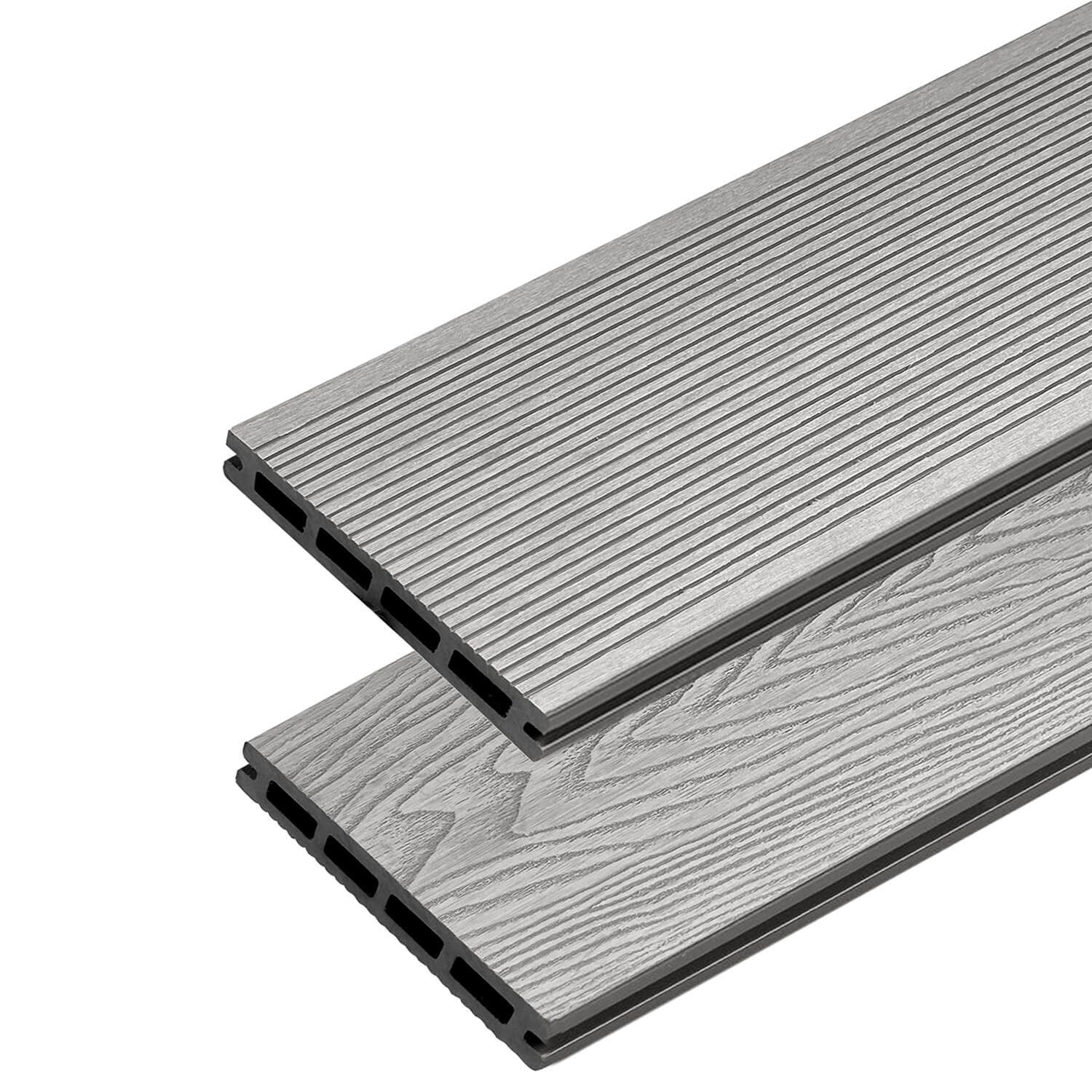 Deska Tarasowa Kompozytowa 3D Classic Ciepły Szary – dł. 3 m Deska Tarasowa Kompozytowa 3D Classic Ciepły Szary – dł. 3 m