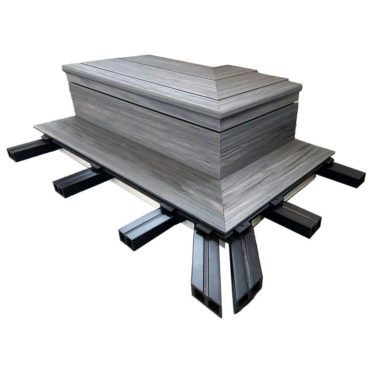 Deska kompozytowa zakończeniowa schodowa Premium Dąb Naturalny – dł. 2,8 m