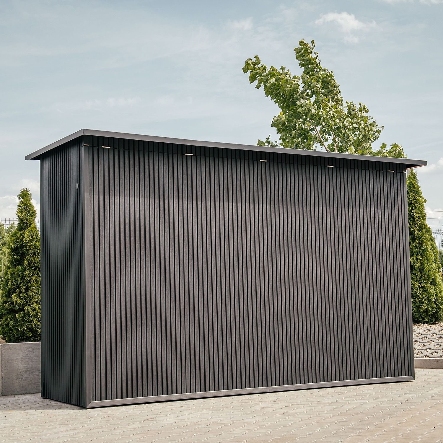 Fasádna Doska Lamelová Premium Silver Gray – 2,9 m