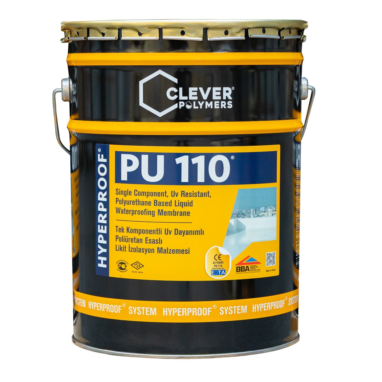 Jednozložková polyuretánová hydroizolácia CLEVER PU110 – 25 kg
