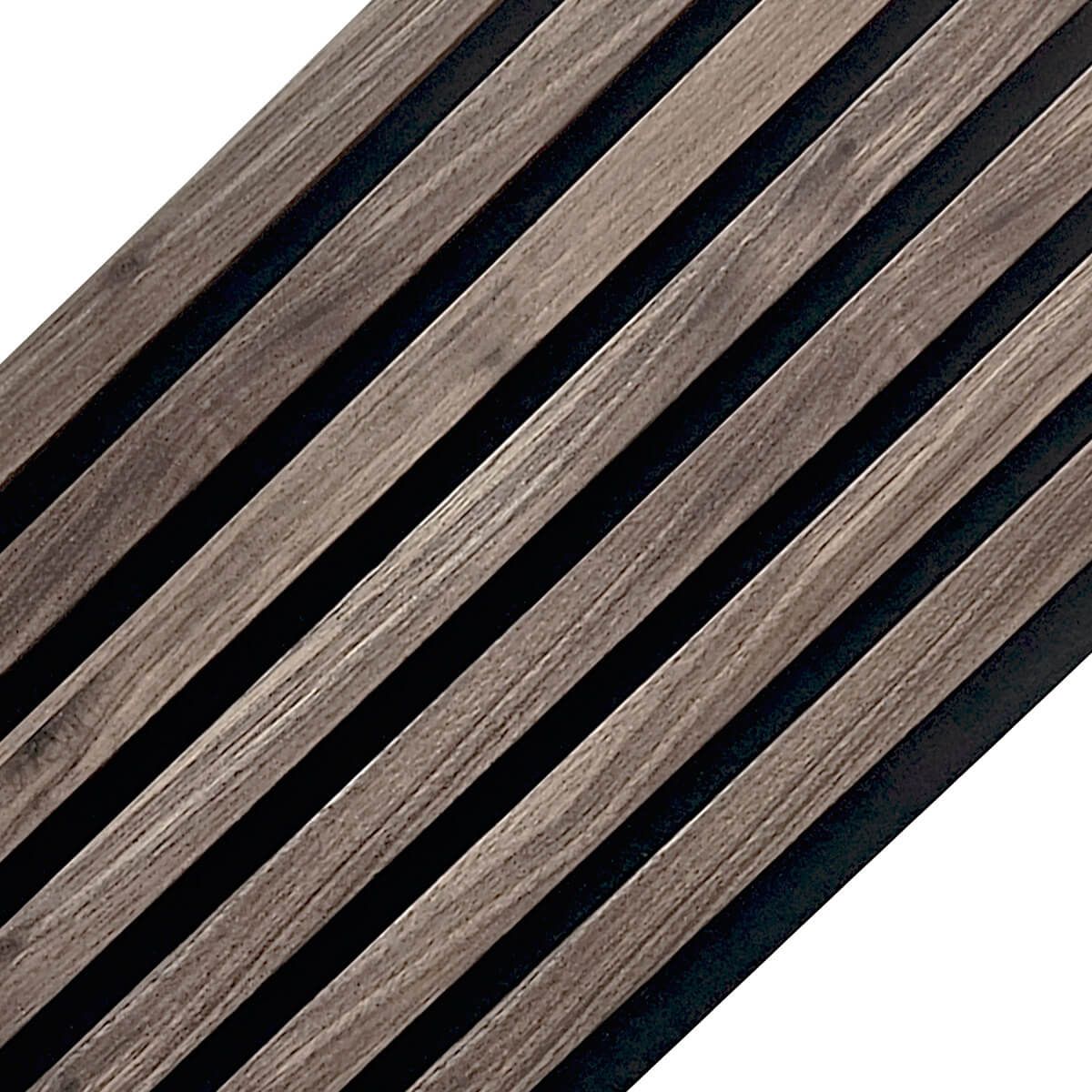 Lamele ścienne akustyczne na filcu Dąb Rustykalny 2,1 x 30,5 cm – dł. 2,7 m