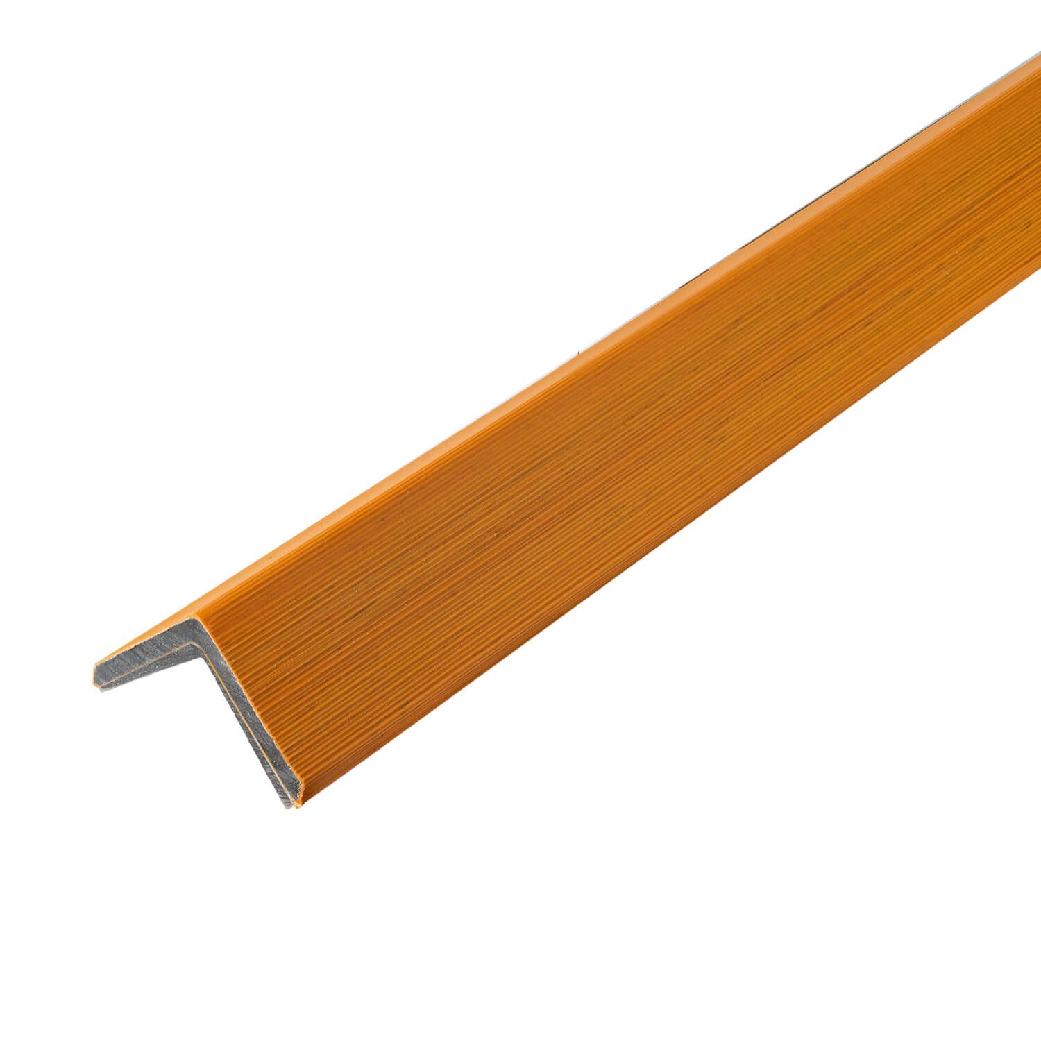 Rohová kompozitná lišta Premium Dub Jantárový 50x50 mm – 2,9 m