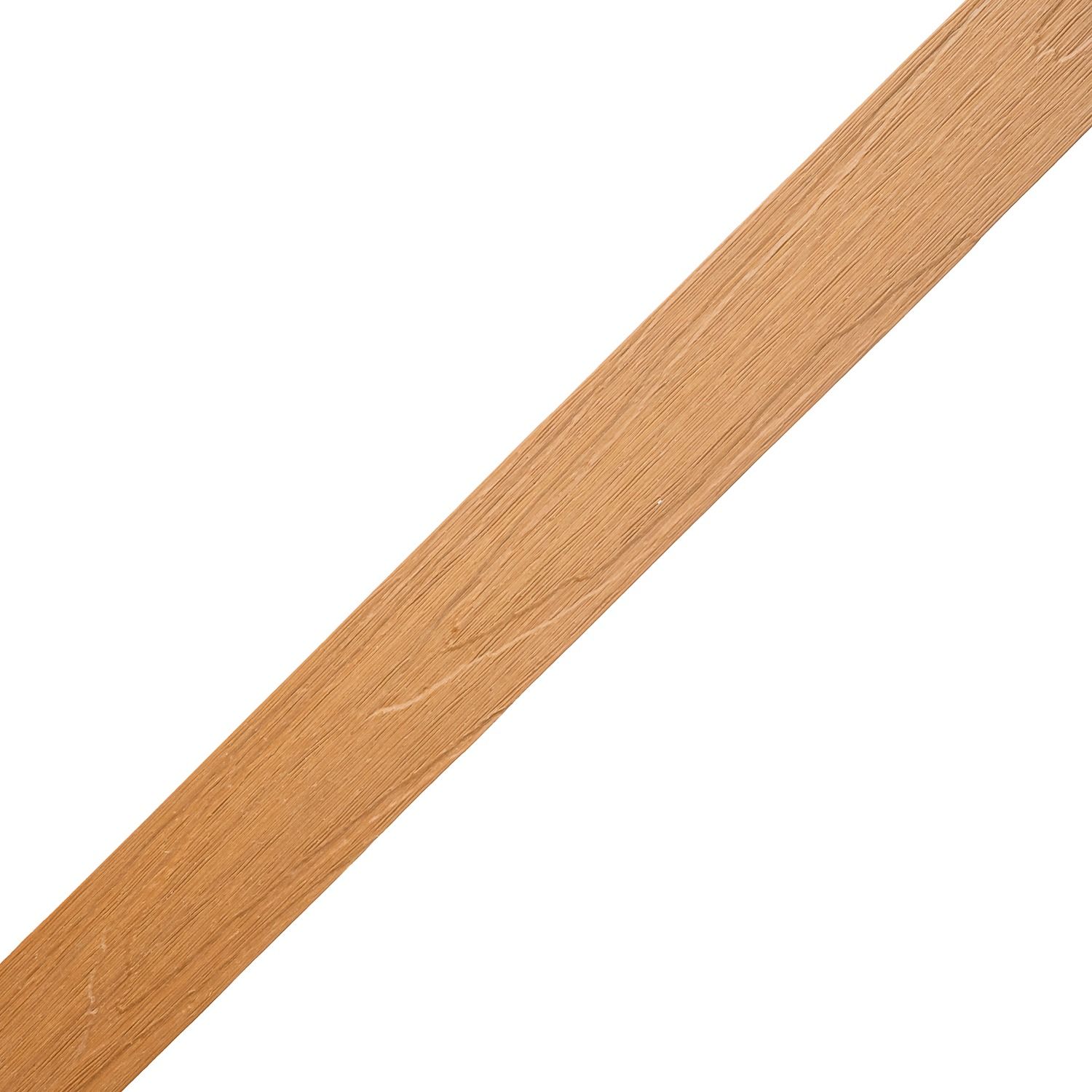 Plochá kompozitná lišta Premium Dub Prírodný 50x10 mm – 2,4 m