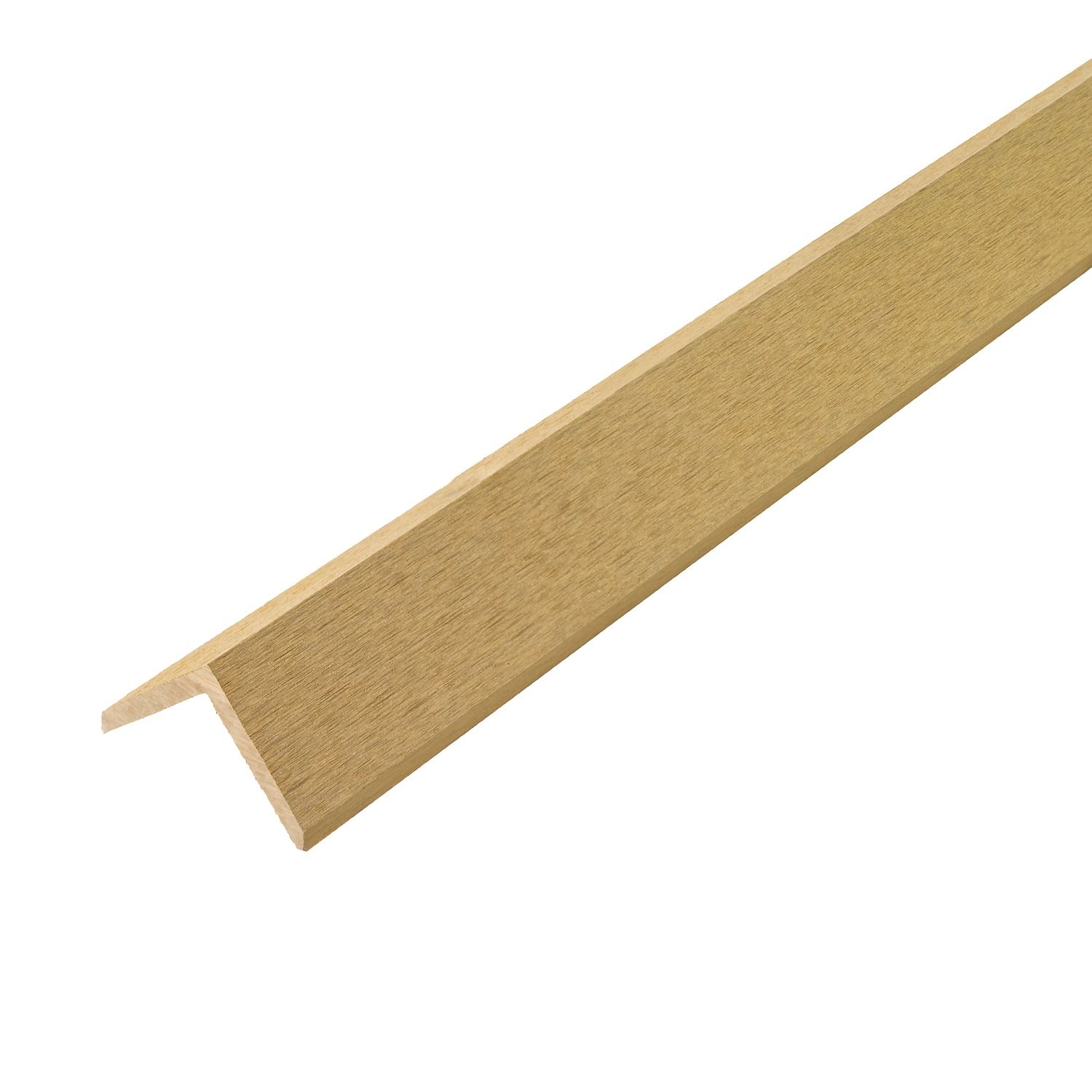Rohová kompozitná lišta Standard Medový teak – 2,4 m Rohová kompozitná lišta Standard Medový teak – 2,4 m