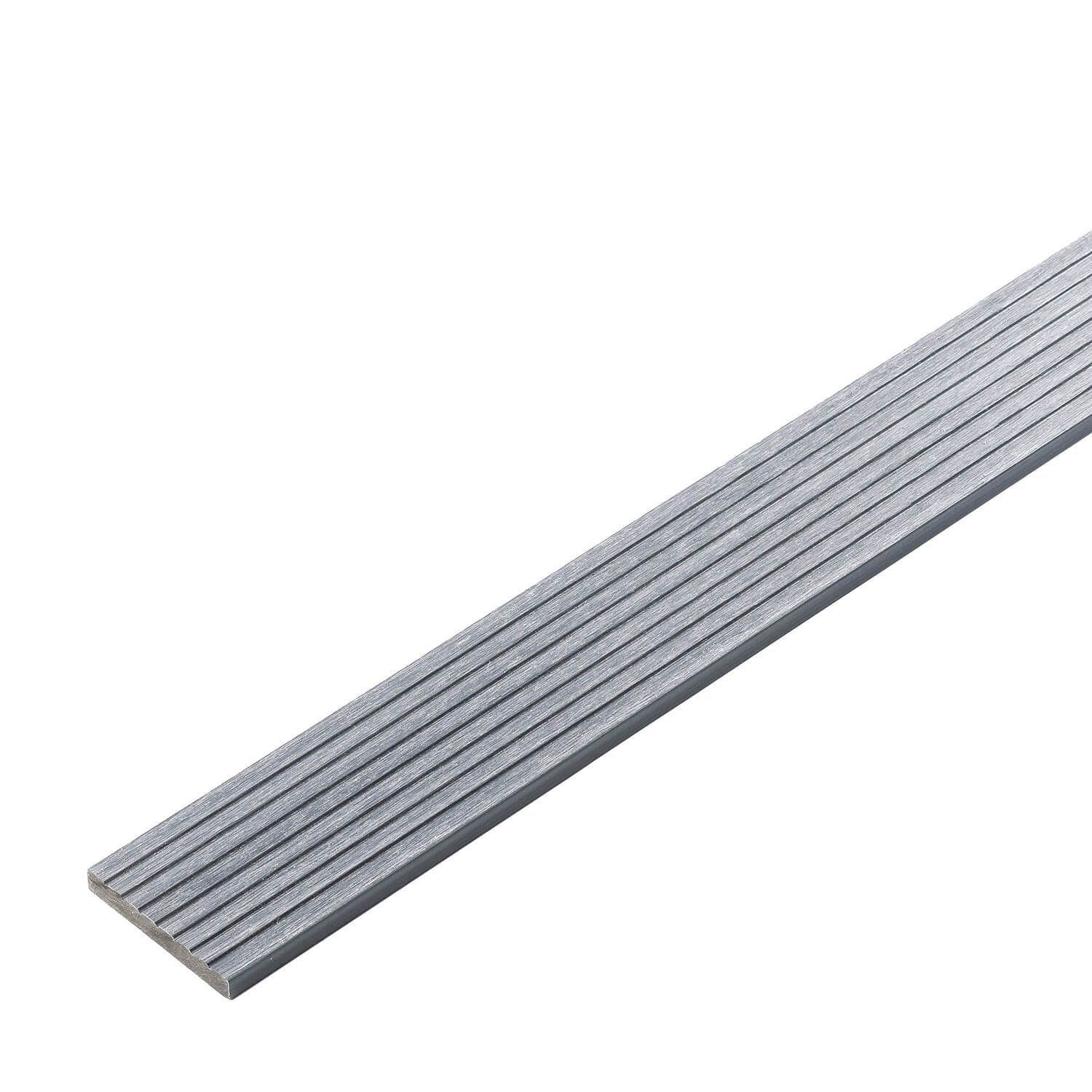 Plochá kompozitná lišta Premium Light Gray 70x10 mm – 2,9 m
