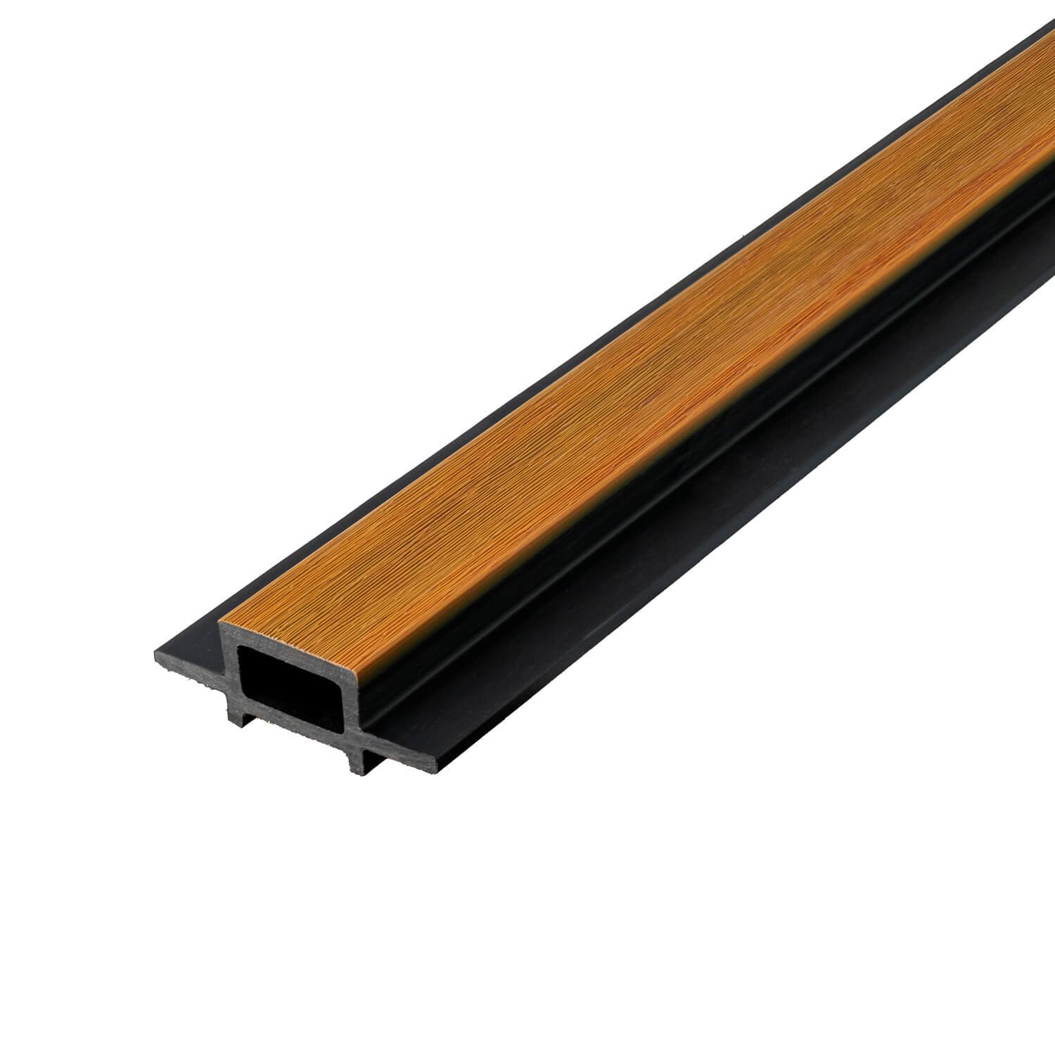 Lišta Lamelová Spájacia Premium Dub Jantárový / Čierny – dł. 2,9 m