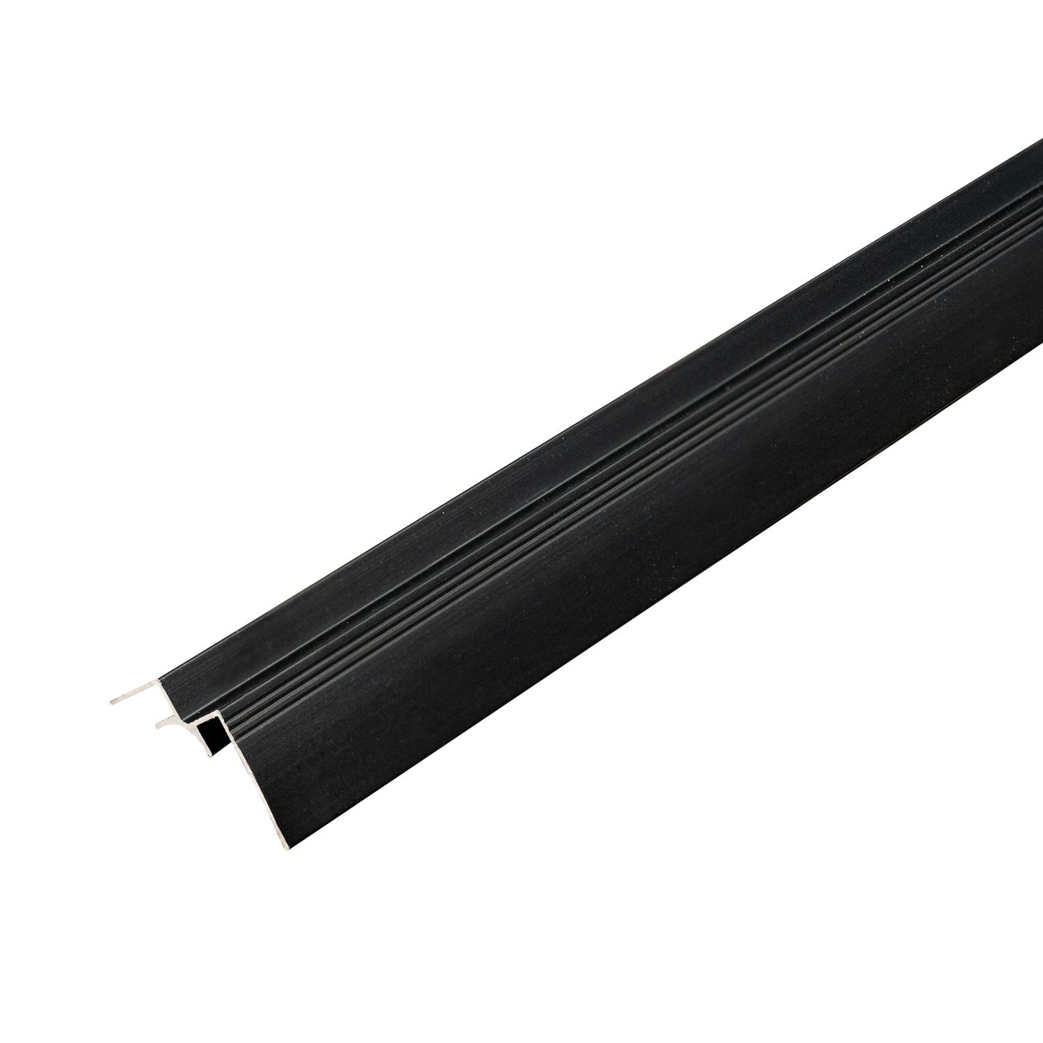 Hliníkový vnútorný rohový profil 3,5 mm pre stenové panely Čierny Mat – 2,9 m