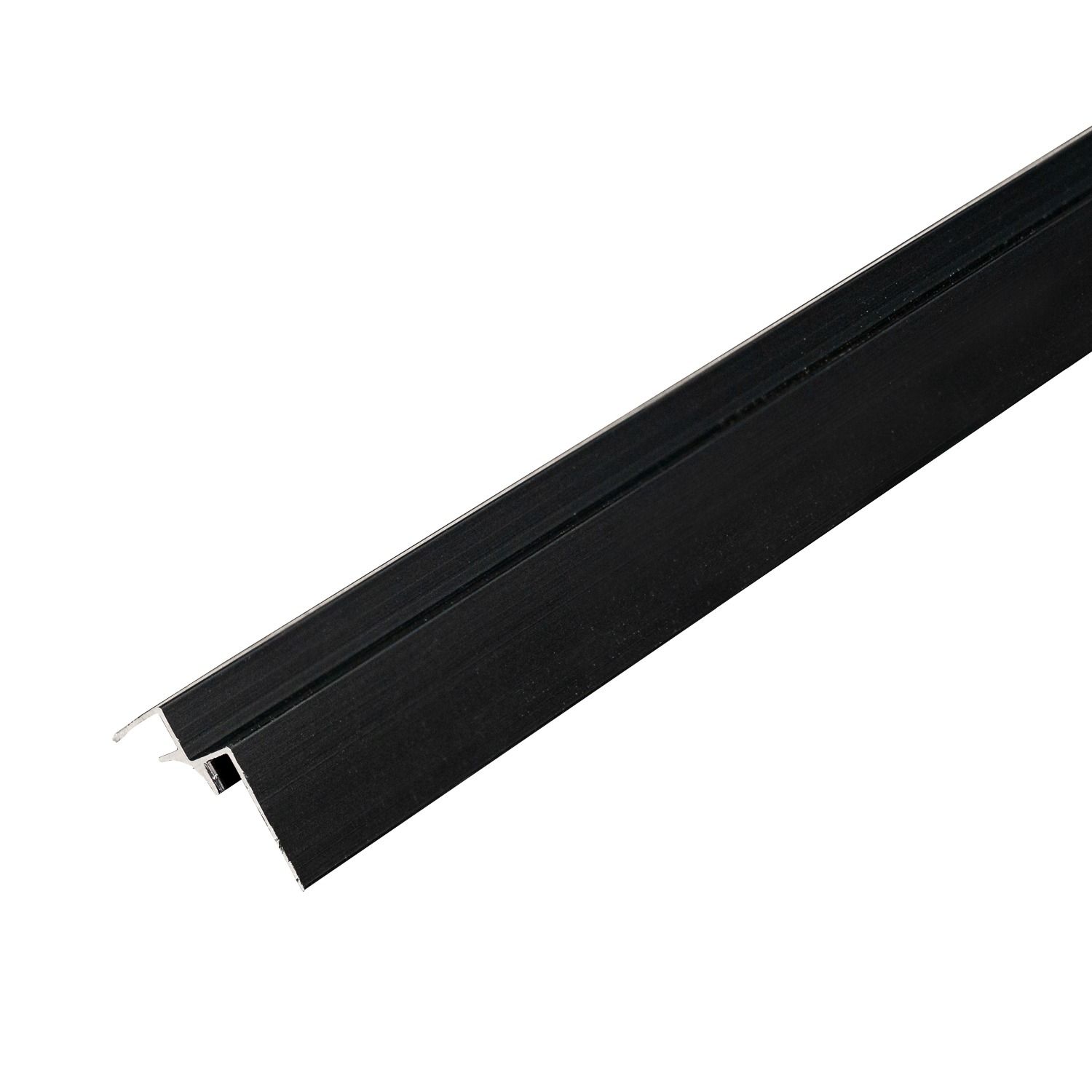 Hliníkový vnútorný rohový profil 4,5 mm pre stenové panely Čierny Mat – 2,9 m
