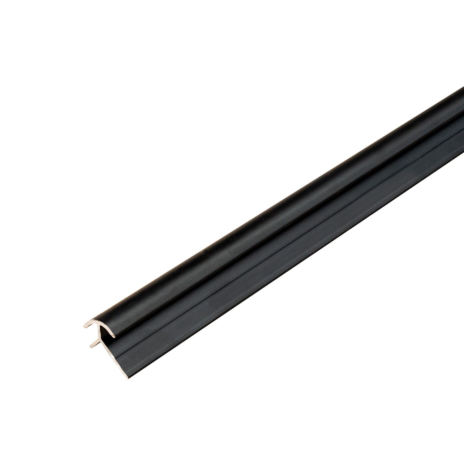 Hliníkový vonkajší rohový profil 3,5 mm pre stenové panely Čierny Mat – 2,9 m