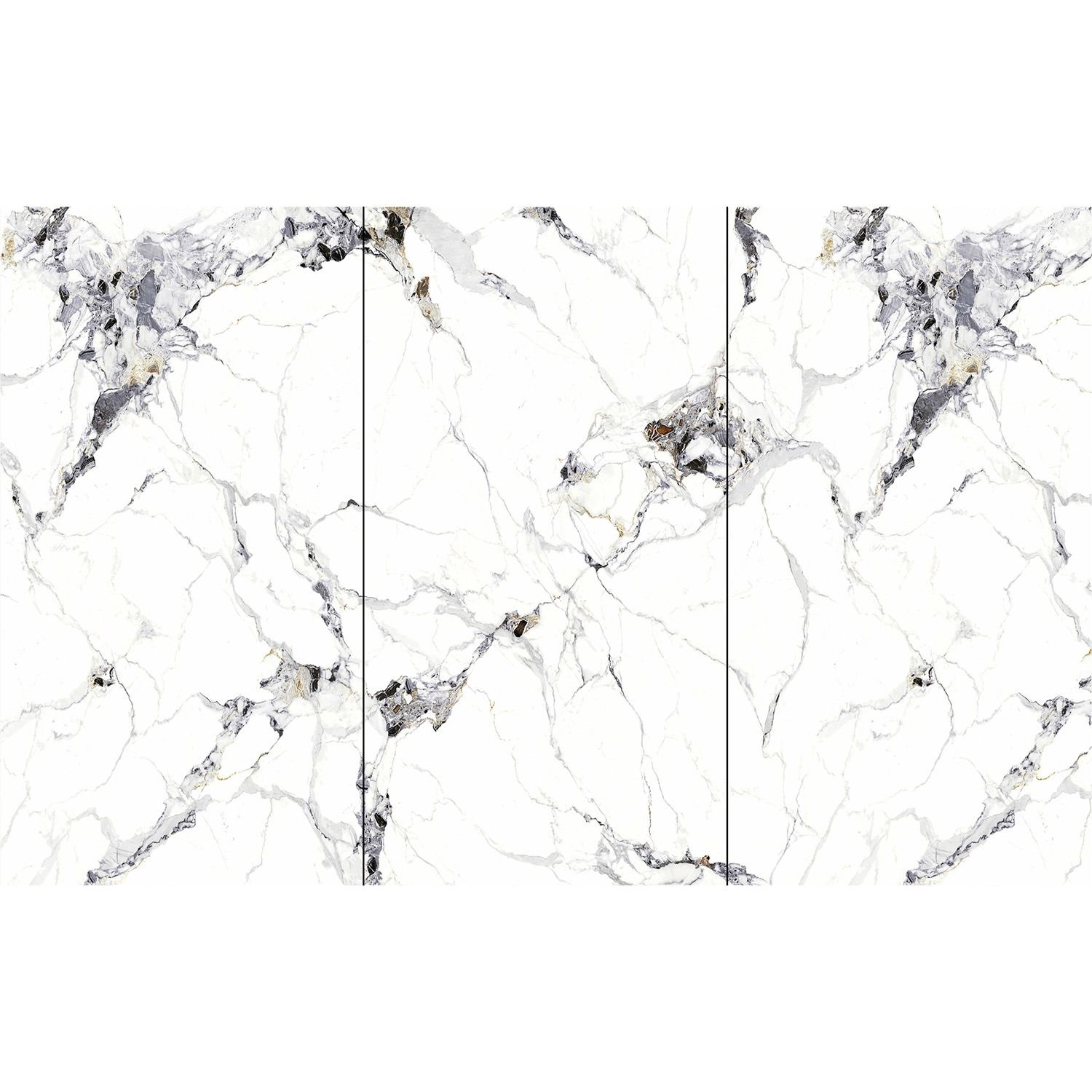 Panel stenový SPC Mramor Carrara Biely Lesklý 280 x 360 cm 4 mm - sada 3 ks (ABC) Panel stenový SPC Mramor Carrara Biely Lesklý 280 x 360 cm 4 mm - sada 3 ks (ABC)